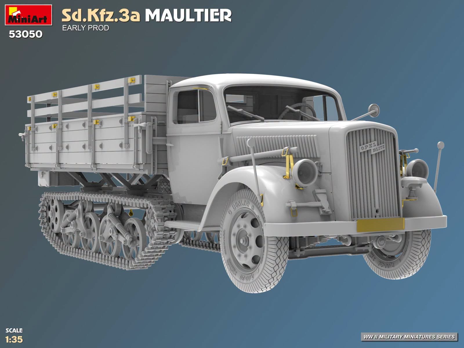 Miniart - 53050 - Opel Blitz 3.6-36S/SS M Sd.Kfz. 3a Maultier (early) - digital model