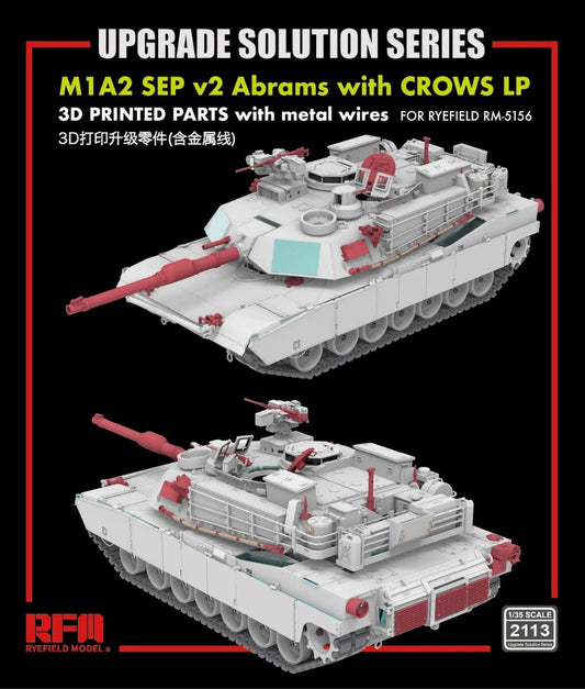 010 - Rye Field Model - 2113 - M1A2 Abrams SEP v2 with CROWS [upgrade kit] - primary image