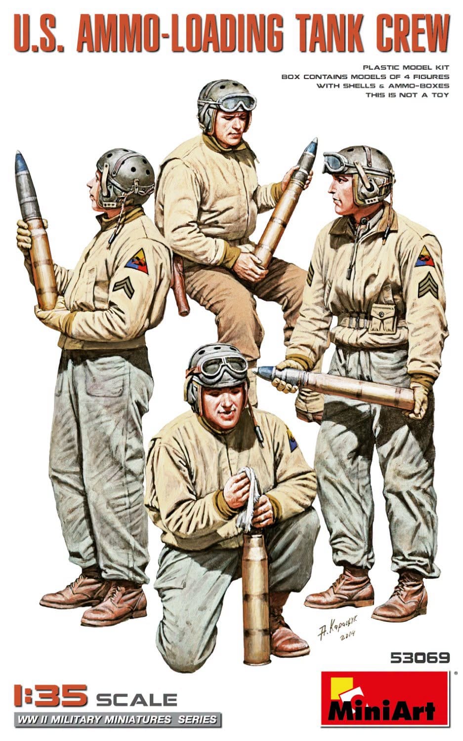 010 - Miniart - 53069 - United States Tank Crew Loading Ammunition - primary image