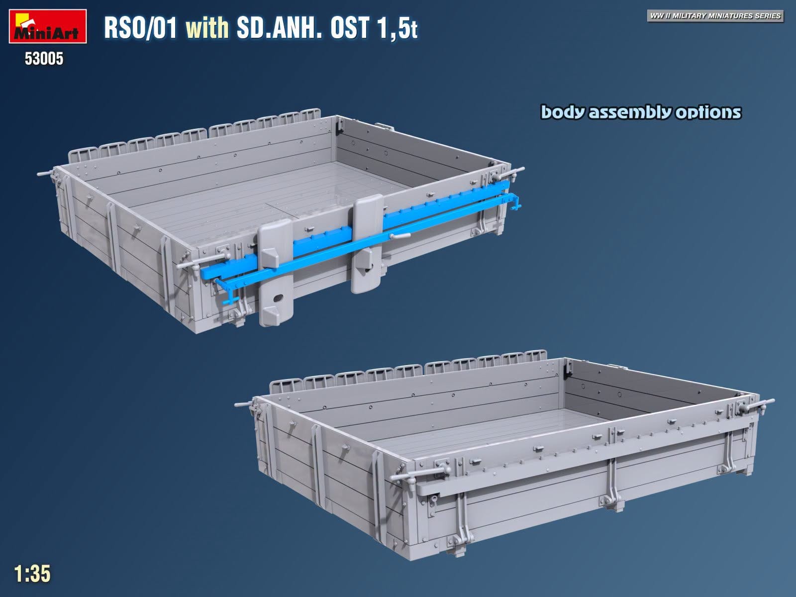 Miniart - 53005 - Steyr RSO/01 with Sd.Anh. Ost 1.5t Trailer - digital model