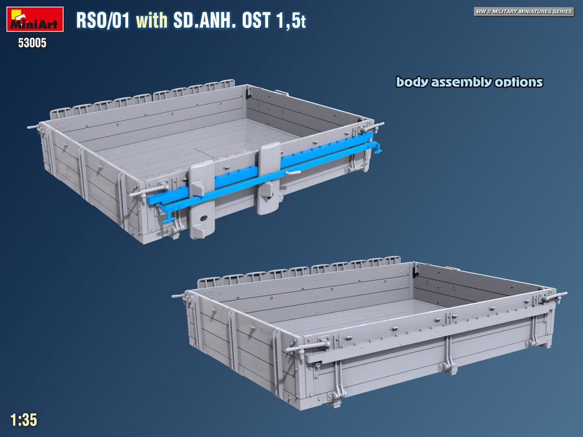 513 - Miniart - 53005 - Steyr RSO/01 with Sd.Anh. Ost 1.5t Trailer - digital model
