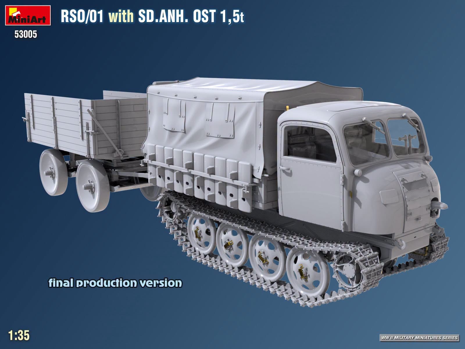 Miniart - 53005 - Steyr RSO/01 with Sd.Anh. Ost 1.5t Trailer - digital model