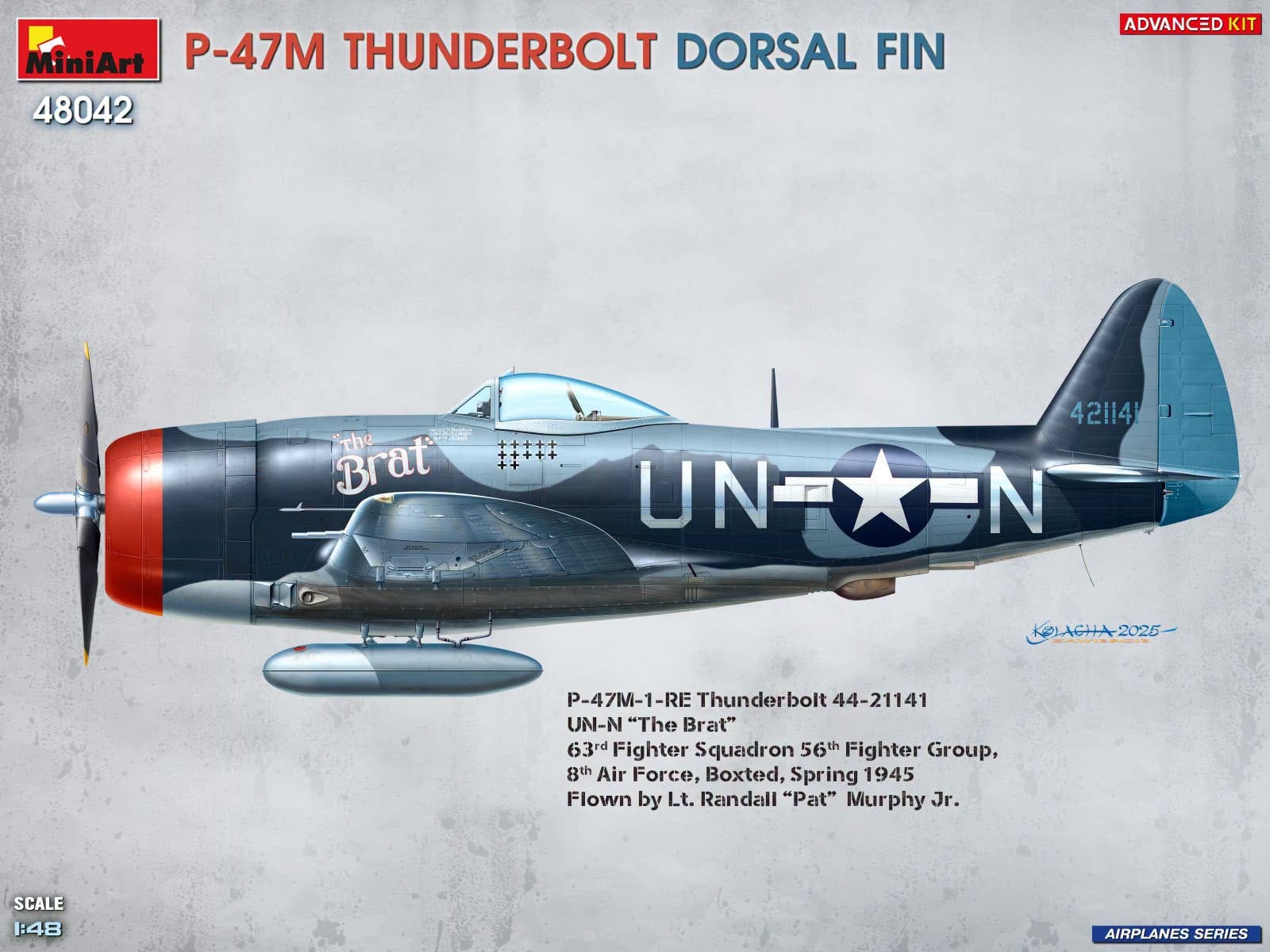 Miniart - 48042 - Republic P-47M Thunderbolt - paint schemes