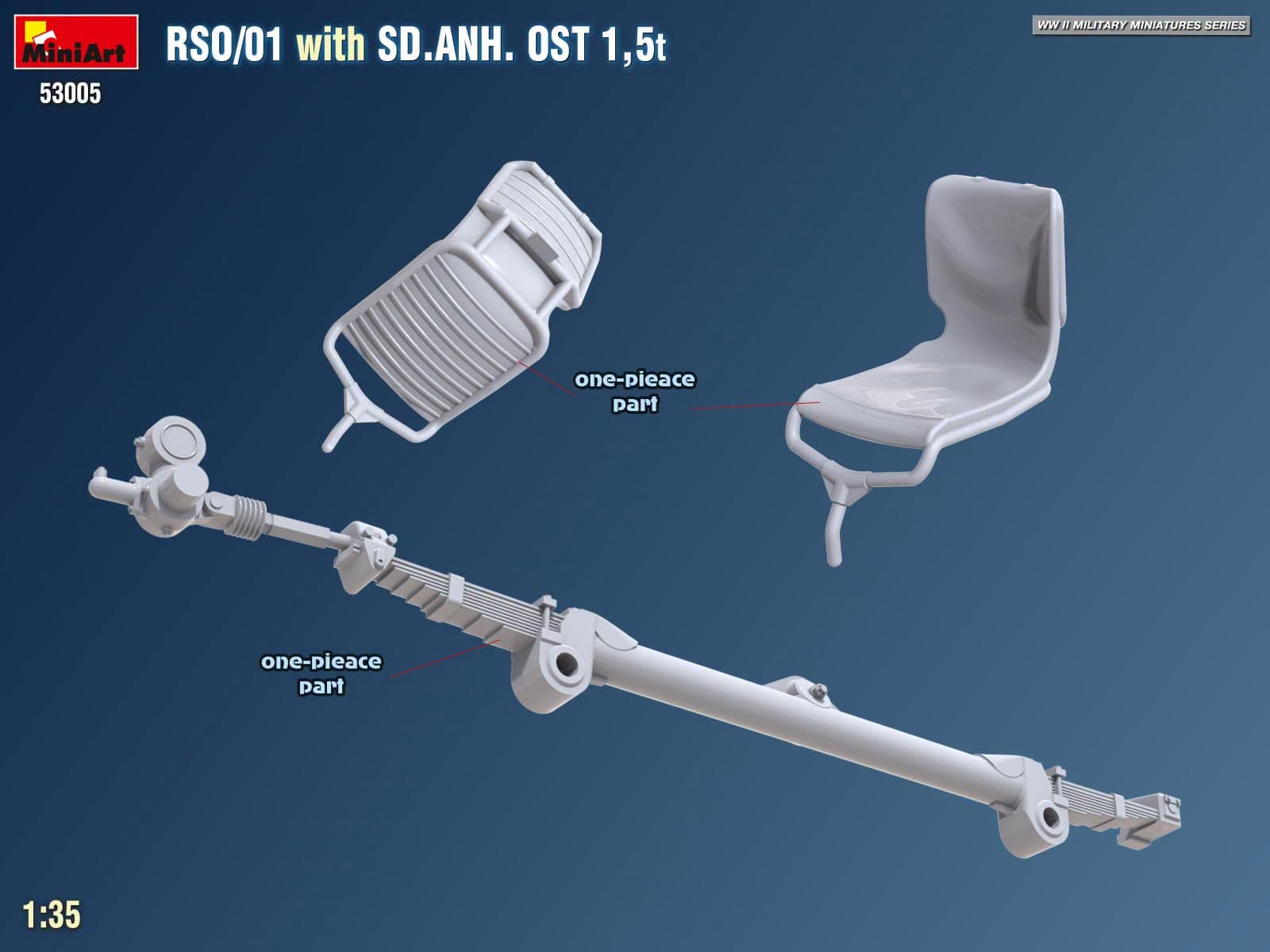 Miniart - 53005 - Steyr RSO/01 with Sd.Anh. Ost 1.5t Trailer - digital model