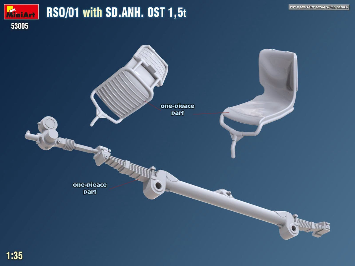 511 - Miniart - 53005 - Steyr RSO/01 with Sd.Anh. Ost 1.5t Trailer - digital model