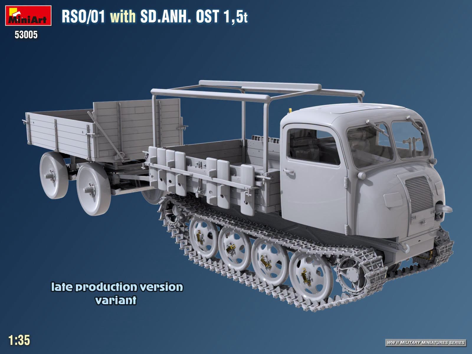 Miniart - 53005 - Steyr RSO/01 with Sd.Anh. Ost 1.5t Trailer - digital model