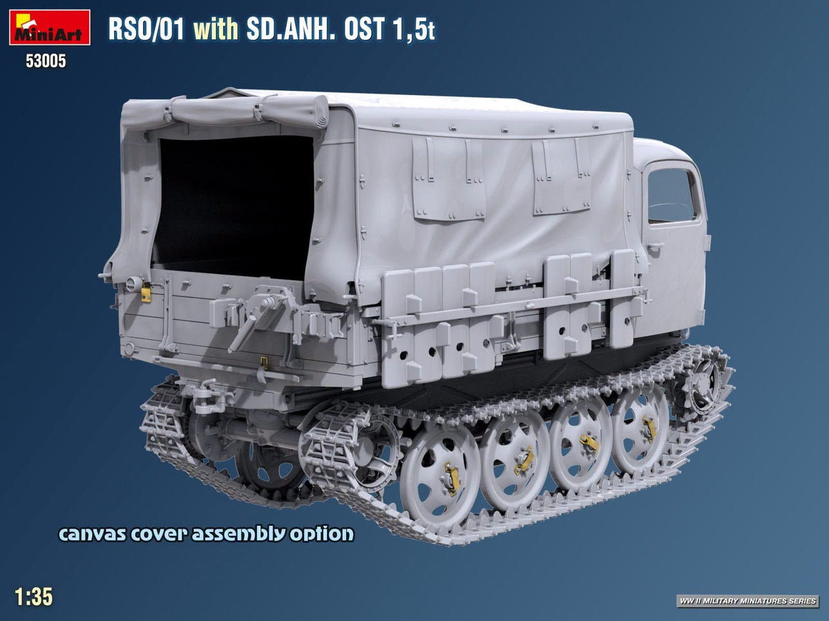 503 - Miniart - 53005 - Steyr RSO/01 with Sd.Anh. Ost 1.5t Trailer - digital model