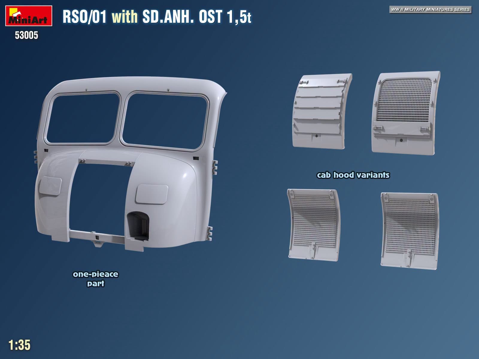Miniart - 53005 - Steyr RSO/01 with Sd.Anh. Ost 1.5t Trailer - digital model