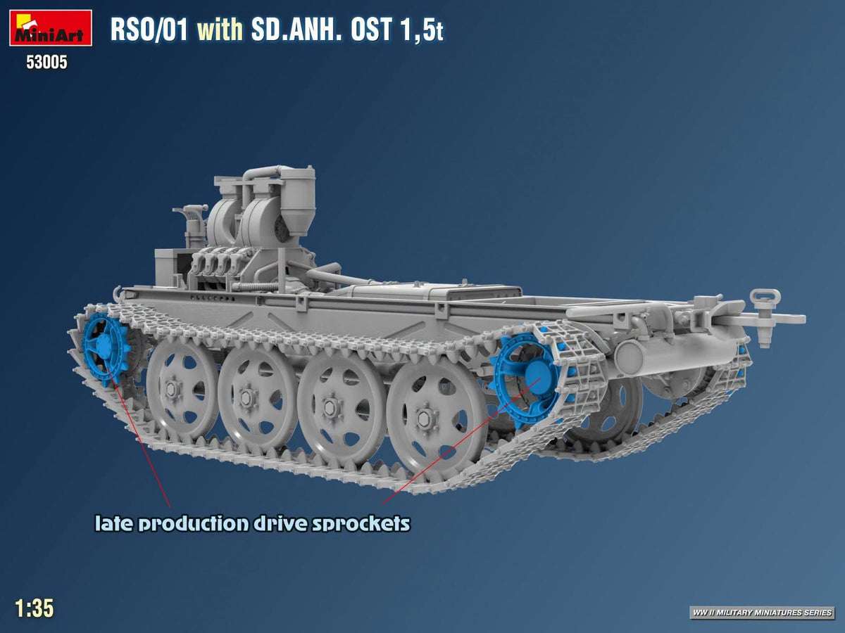 507 - Miniart - 53005 - Steyr RSO/01 with Sd.Anh. Ost 1.5t Trailer - digital model
