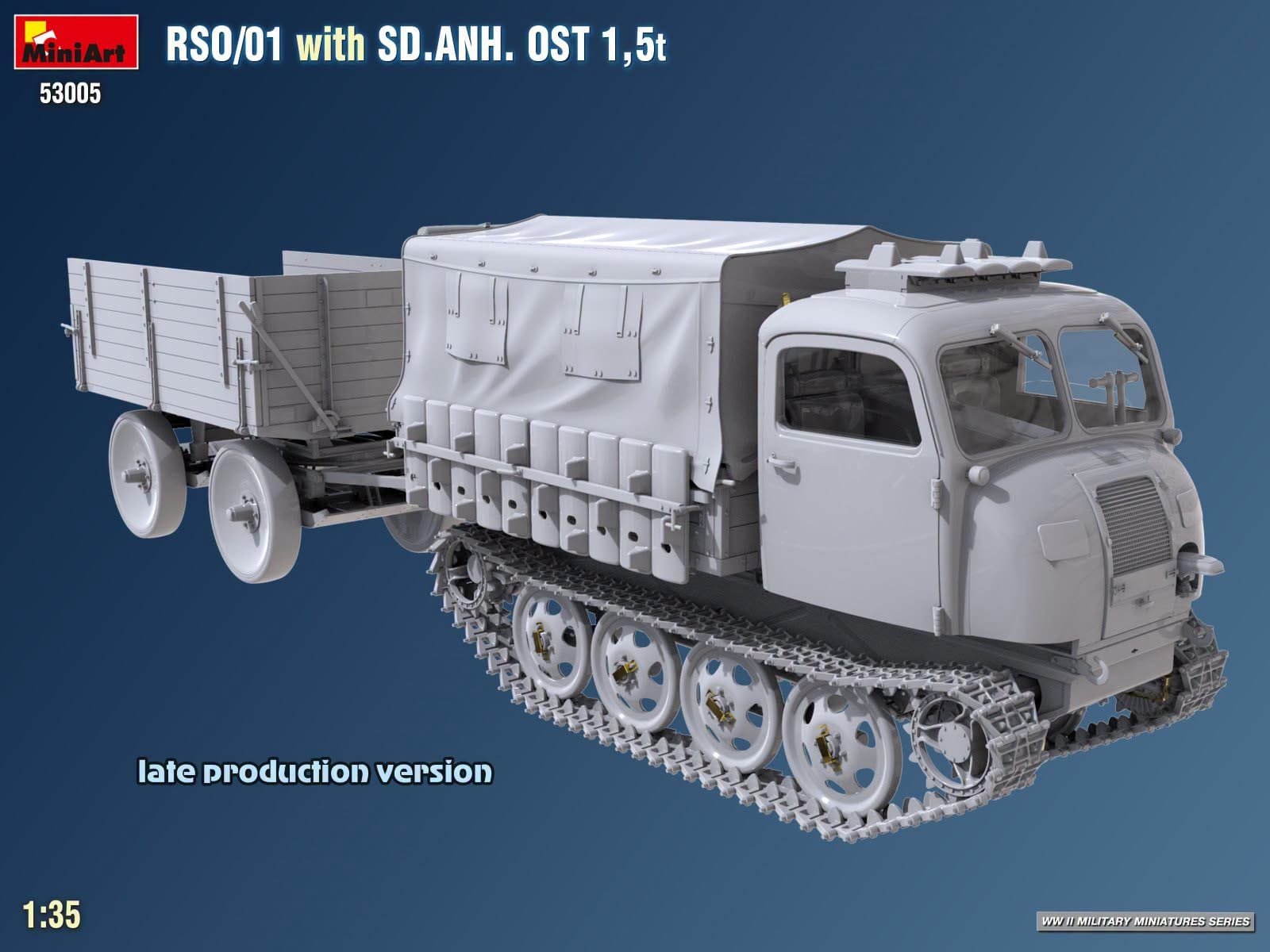 Miniart - 53005 - Steyr RSO/01 with Sd.Anh. Ost 1.5t Trailer - digital model