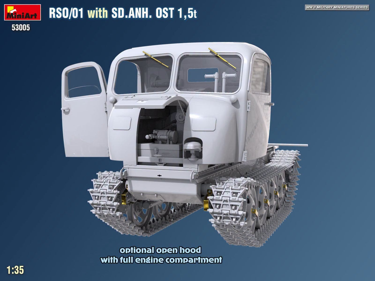 518 - Miniart - 53005 - Steyr RSO/01 with Sd.Anh. Ost 1.5t Trailer - digital model