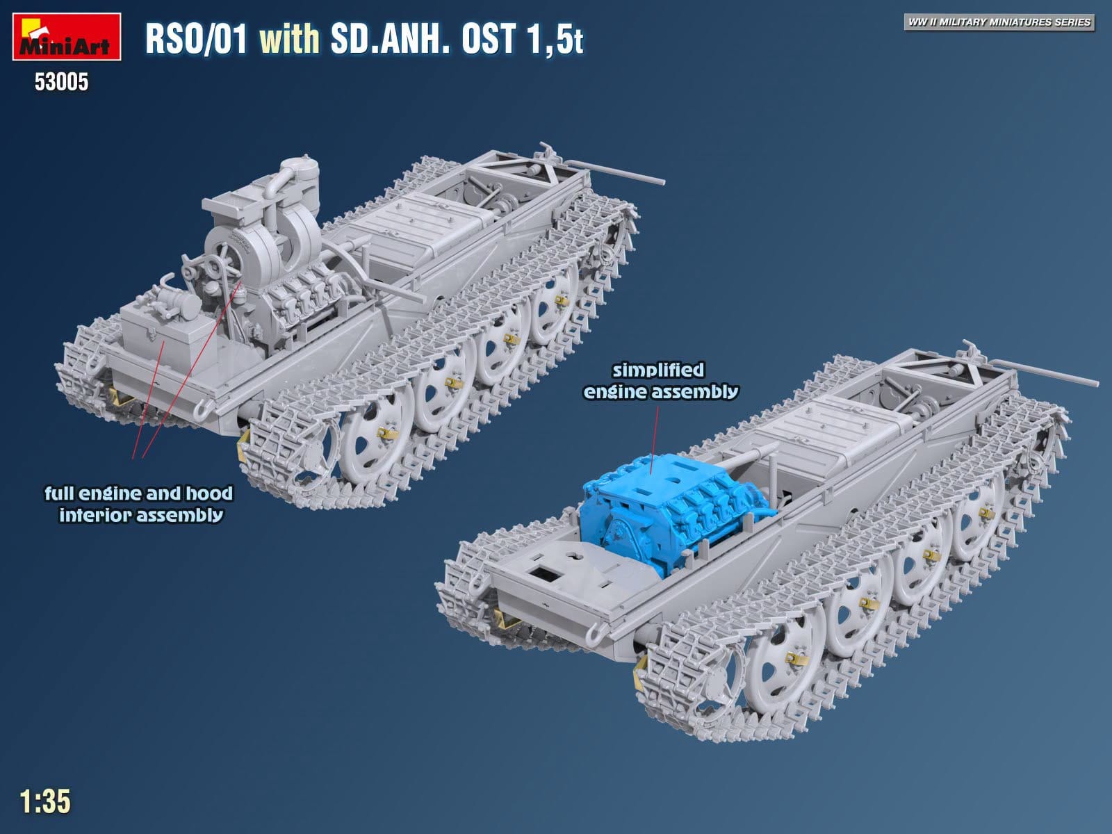 Miniart - 53005 - Steyr RSO/01 with Sd.Anh. Ost 1.5t Trailer - digital model