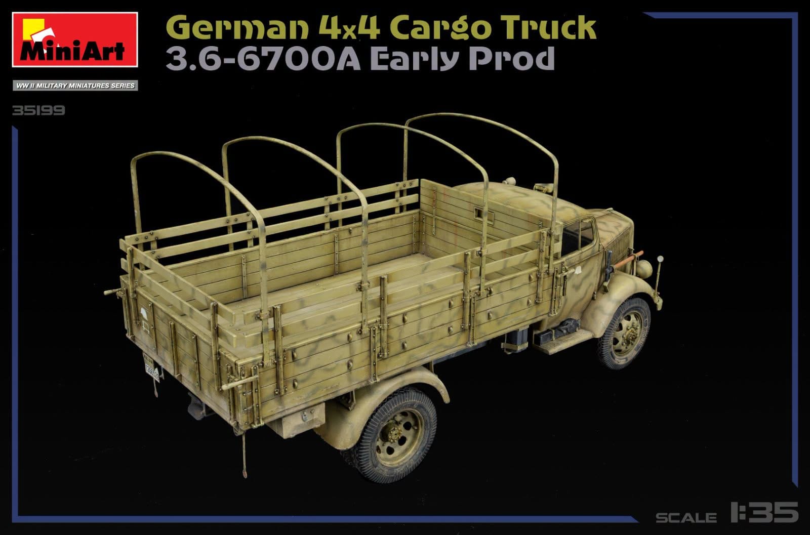 Miniart - 35199 - Opel Blitz 3.6-6700 A (early) - painted model