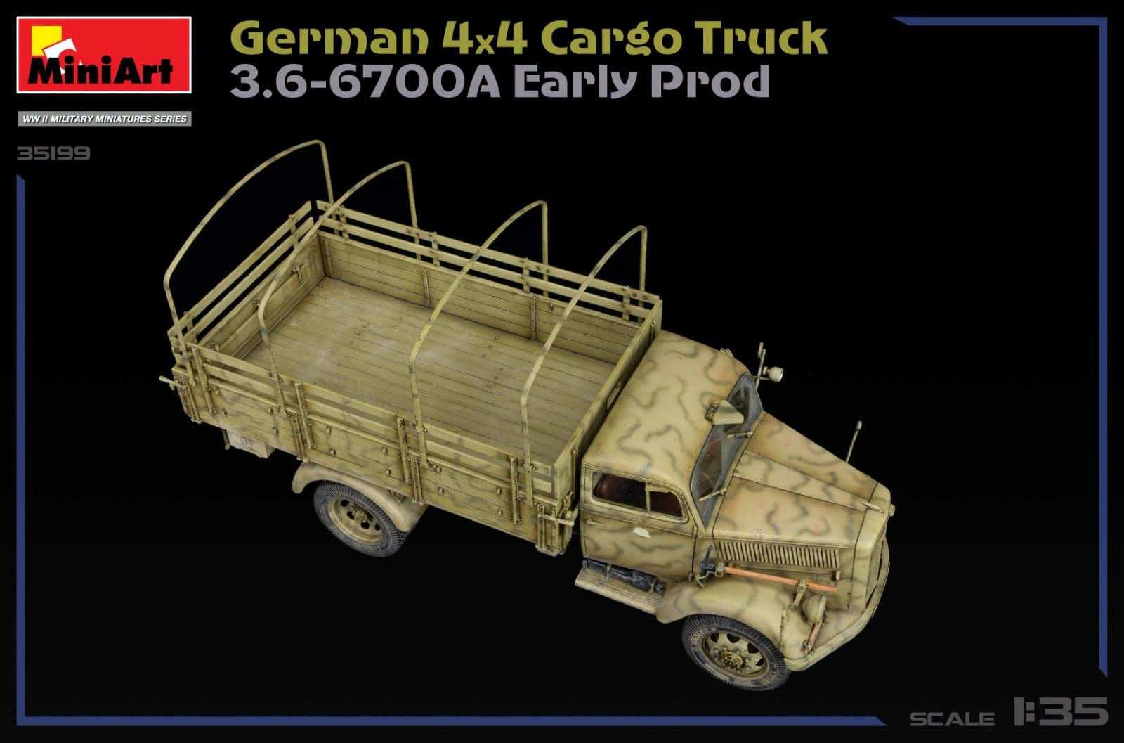 Miniart - 35199 - Opel Blitz 3.6-6700 A (early) - painted model
