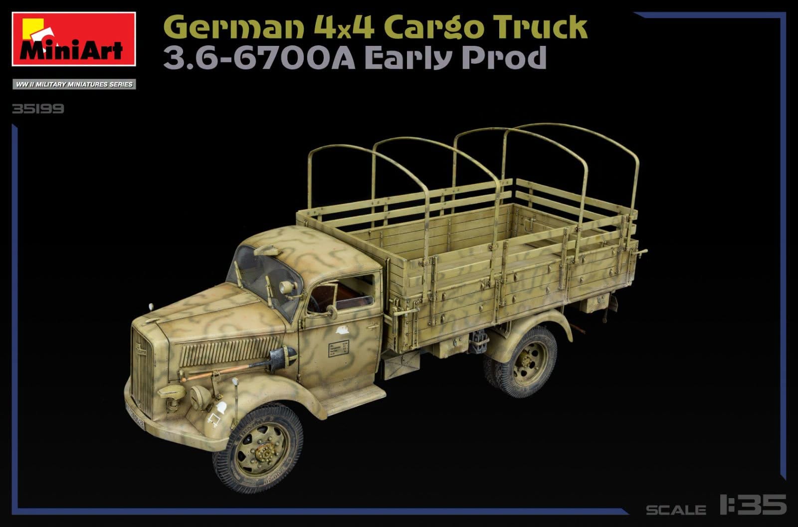 Miniart - 35199 - Opel Blitz 3.6-6700 A (early) - painted model