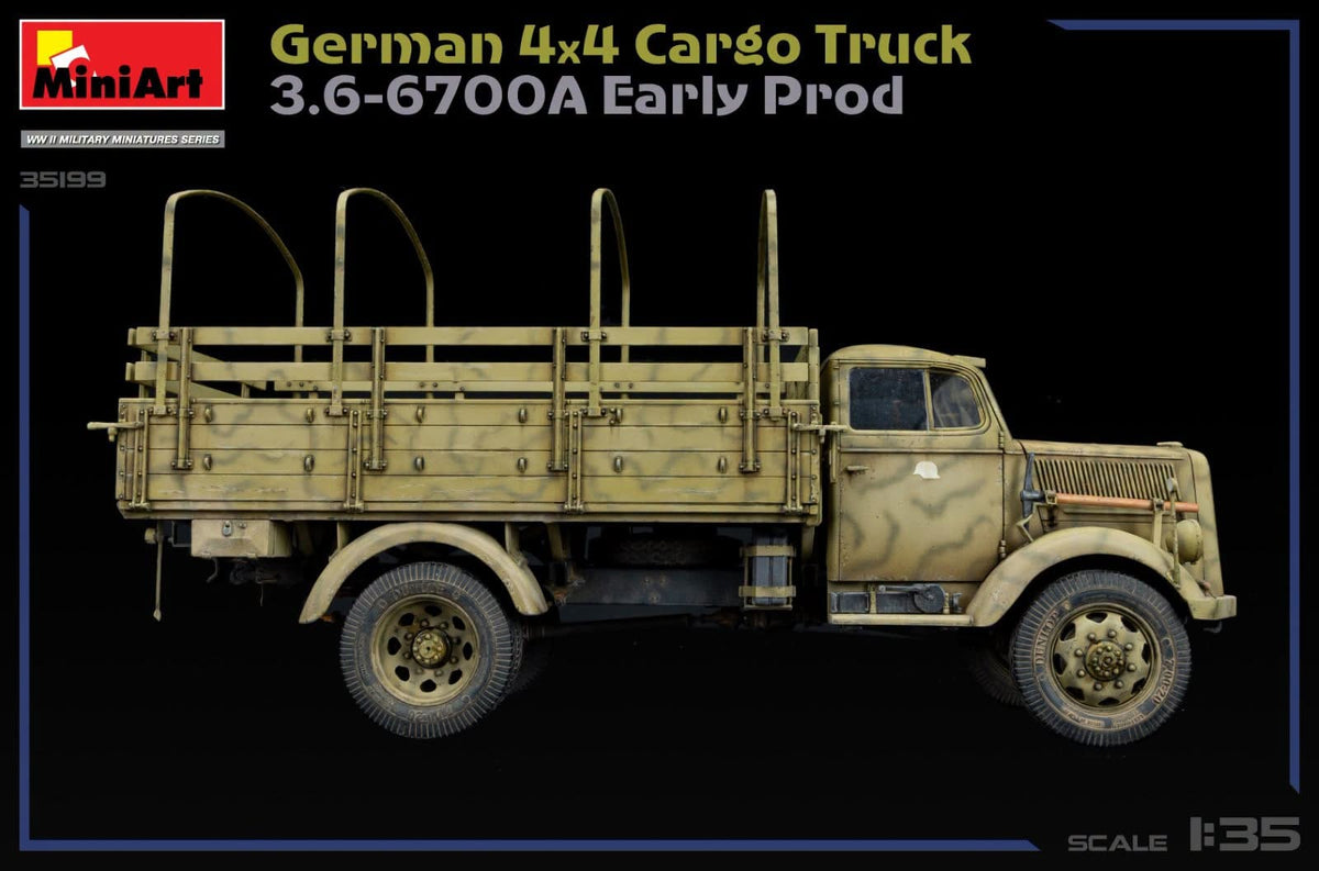 708 - Miniart - 35199 - Opel Blitz 3.6-6700 A (early) - painted model
