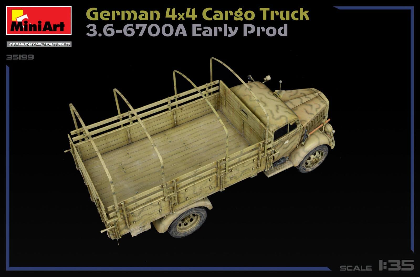 Miniart - 35199 - Opel Blitz 3.6-6700 A (early) - painted model