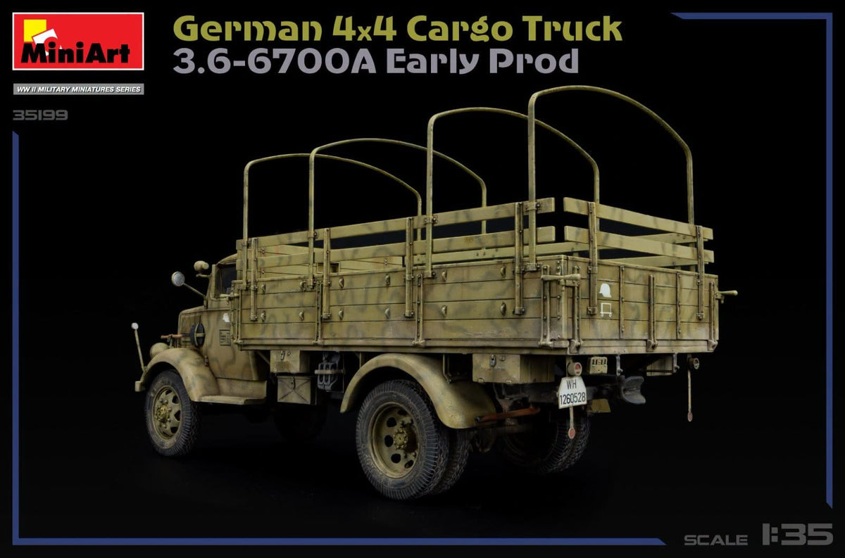 702 - Miniart - 35199 - Opel Blitz 3.6-6700 A (early) - painted model