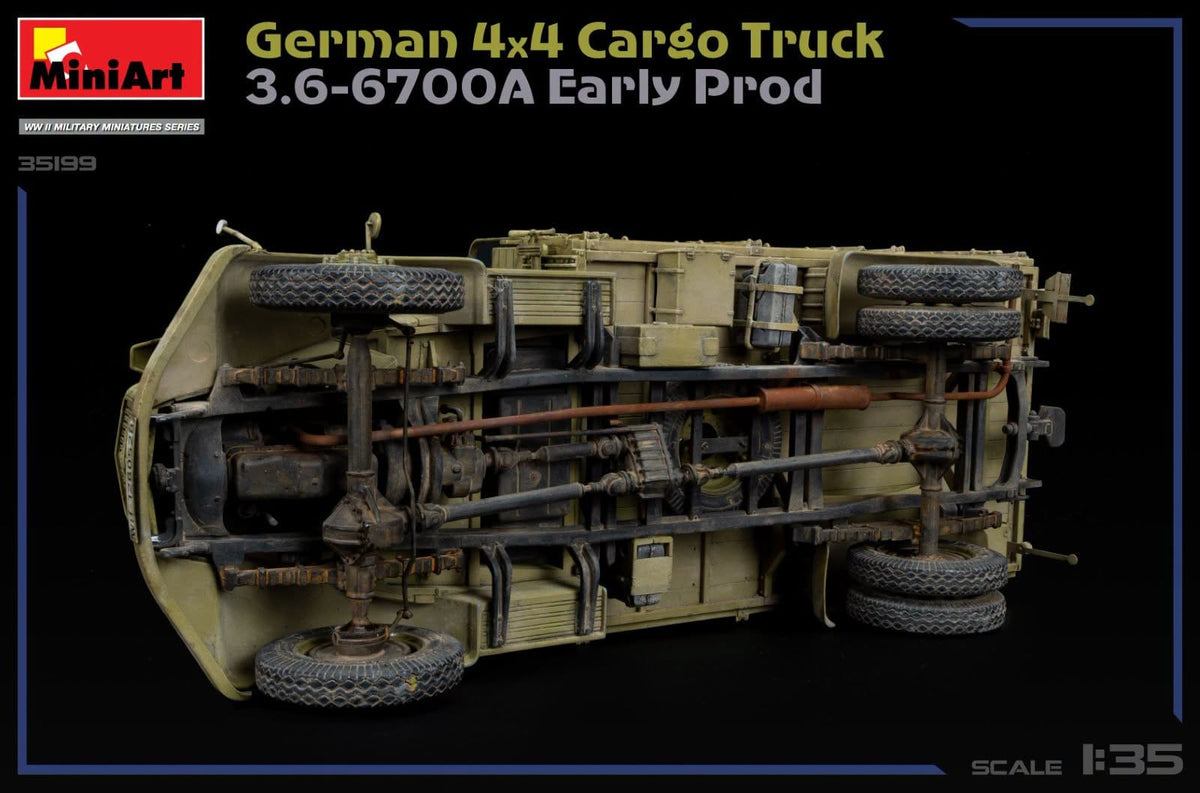 709 - Miniart - 35199 - Opel Blitz 3.6-6700 A (early) - painted model