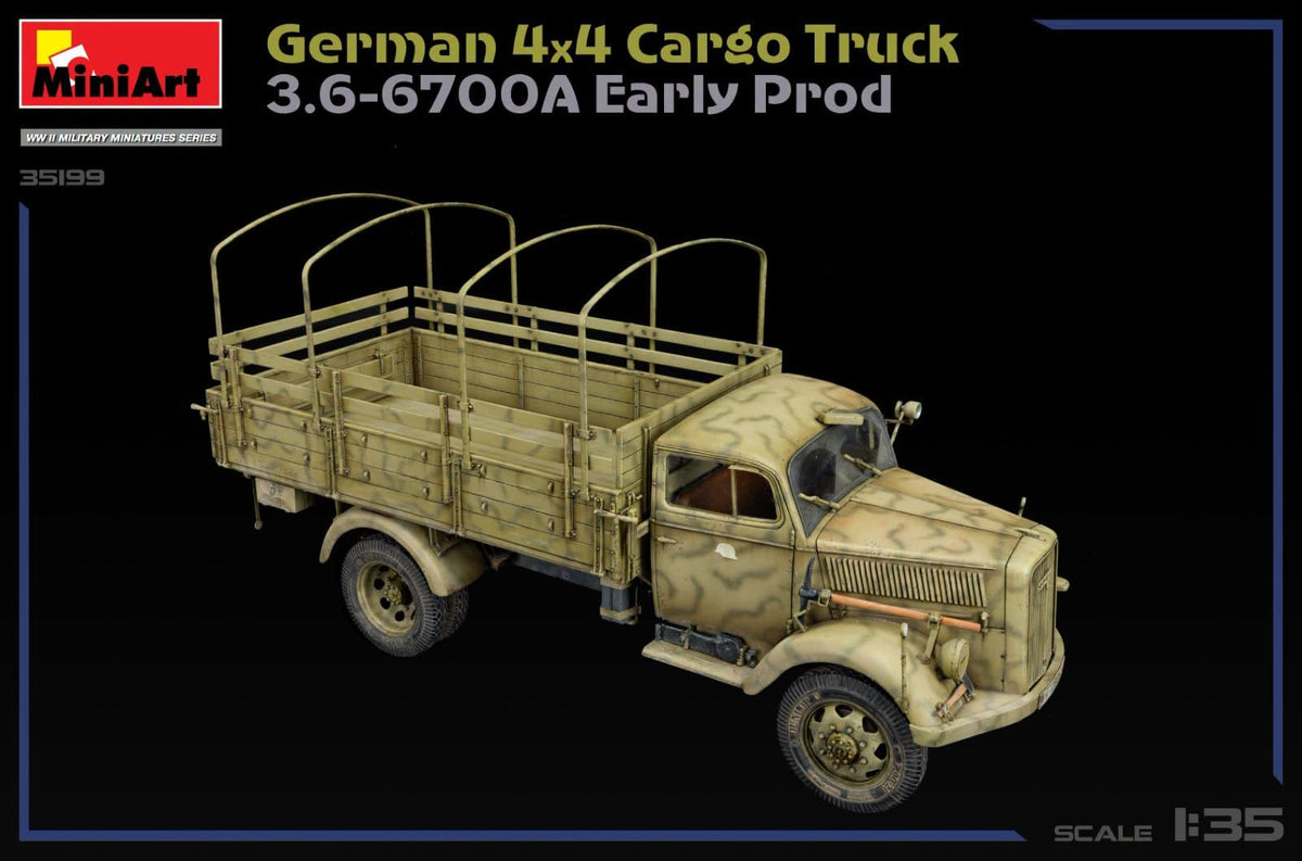 704 - Miniart - 35199 - Opel Blitz 3.6-6700 A (early) - painted model