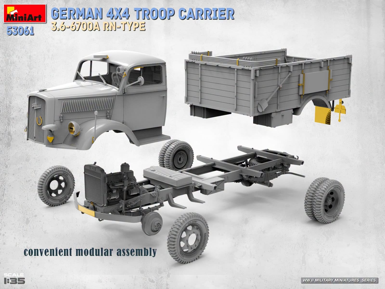 Miniart - 53061 - Opel Blitz 3.6-6700 A (RN) - digital model