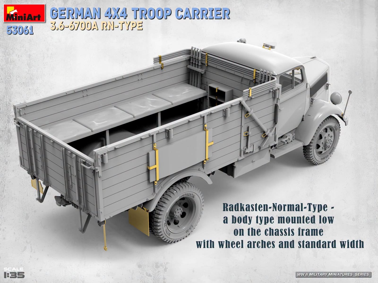 Miniart - 53061 - Opel Blitz 3.6-6700 A (RN) - digital model