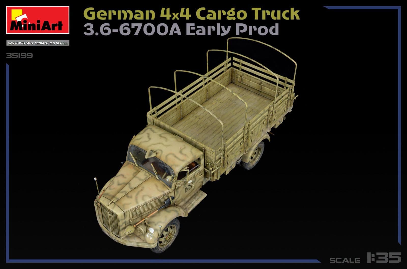 Miniart - 35199 - Opel Blitz 3.6-6700 A (early) - painted model