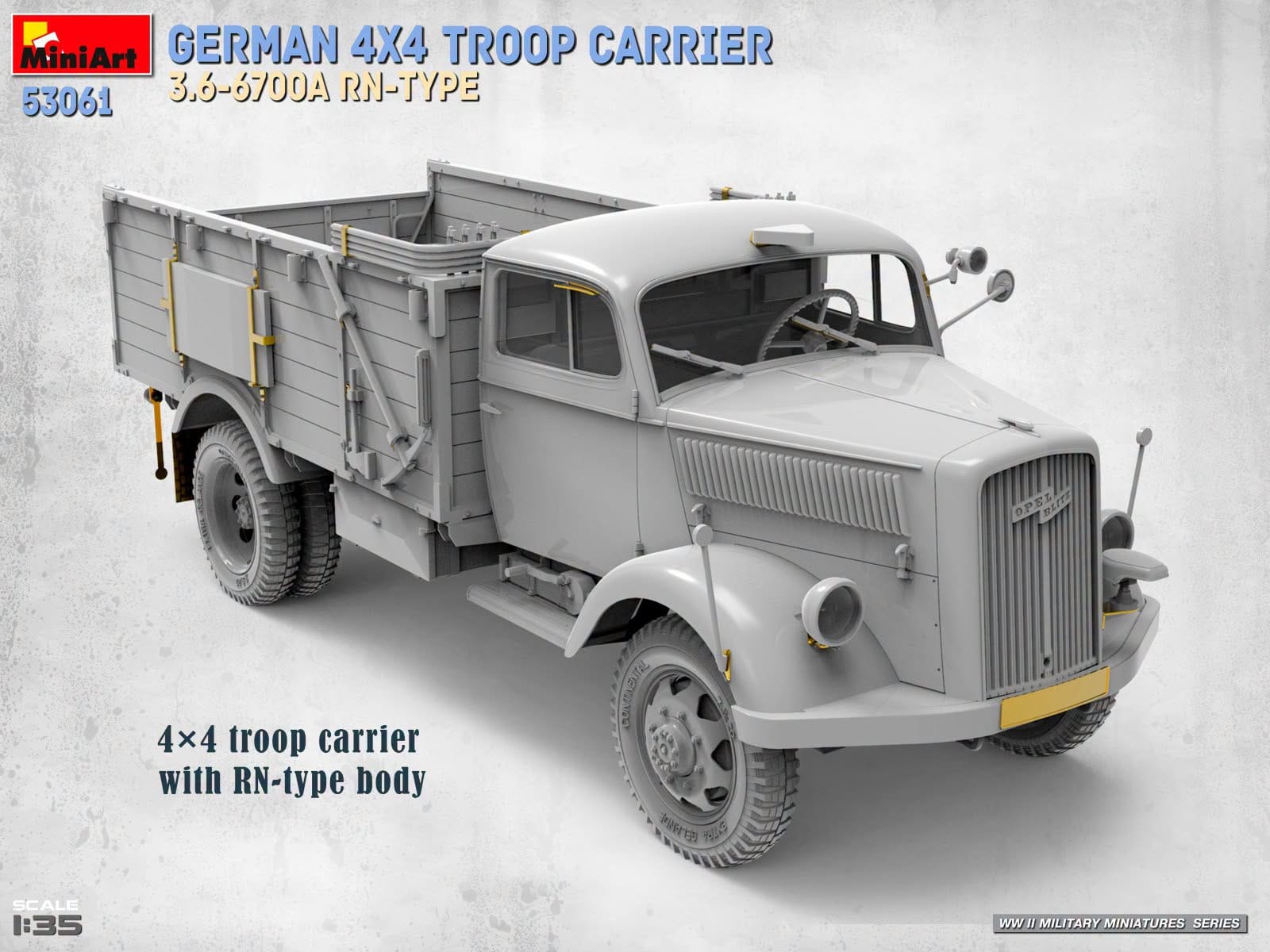 Miniart - 53061 - Opel Blitz 3.6-6700 A (RN) - digital model