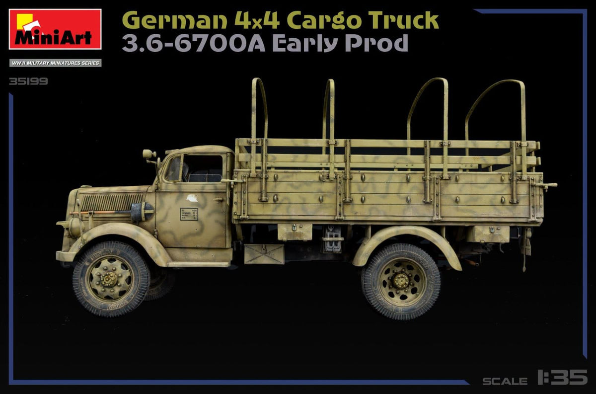 707 - Miniart - 35199 - Opel Blitz 3.6-6700 A (early) - painted model