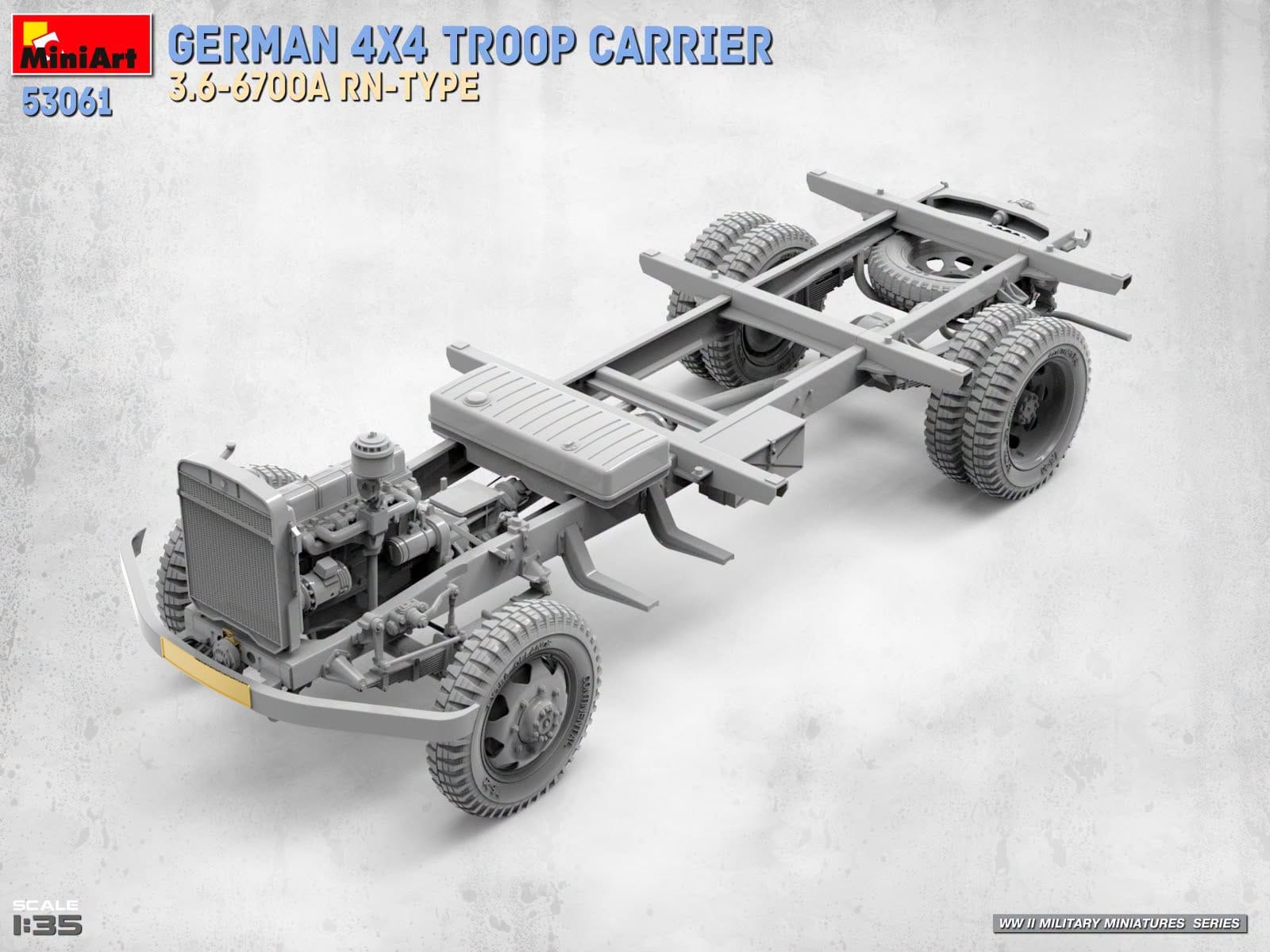 Miniart - 53061 - Opel Blitz 3.6-6700 A (RN) - digital model