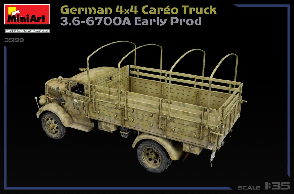 706 - Miniart - 35199 - Opel Blitz 3.6-6700 A (early) - painted model