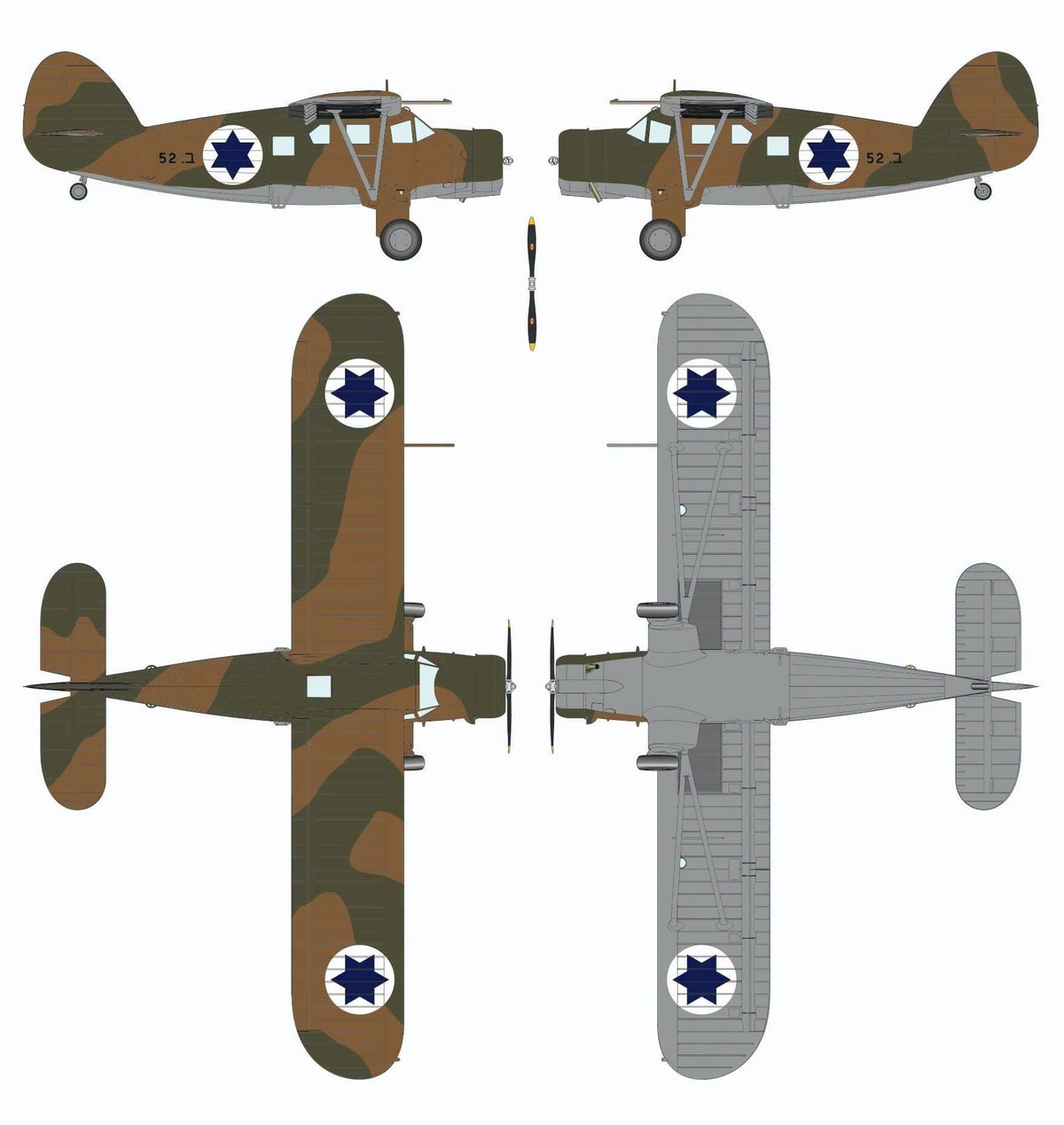 302 - Dora Wings - 72036 - Noorduyn UC-64A Norseman - paint schemes