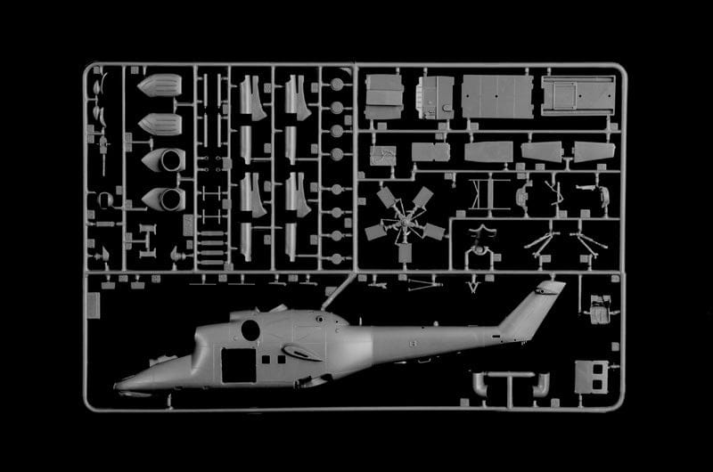 Italeri - 1432 - Mil Mi-24P Hind F / Mi-35P Hind E - sprue
