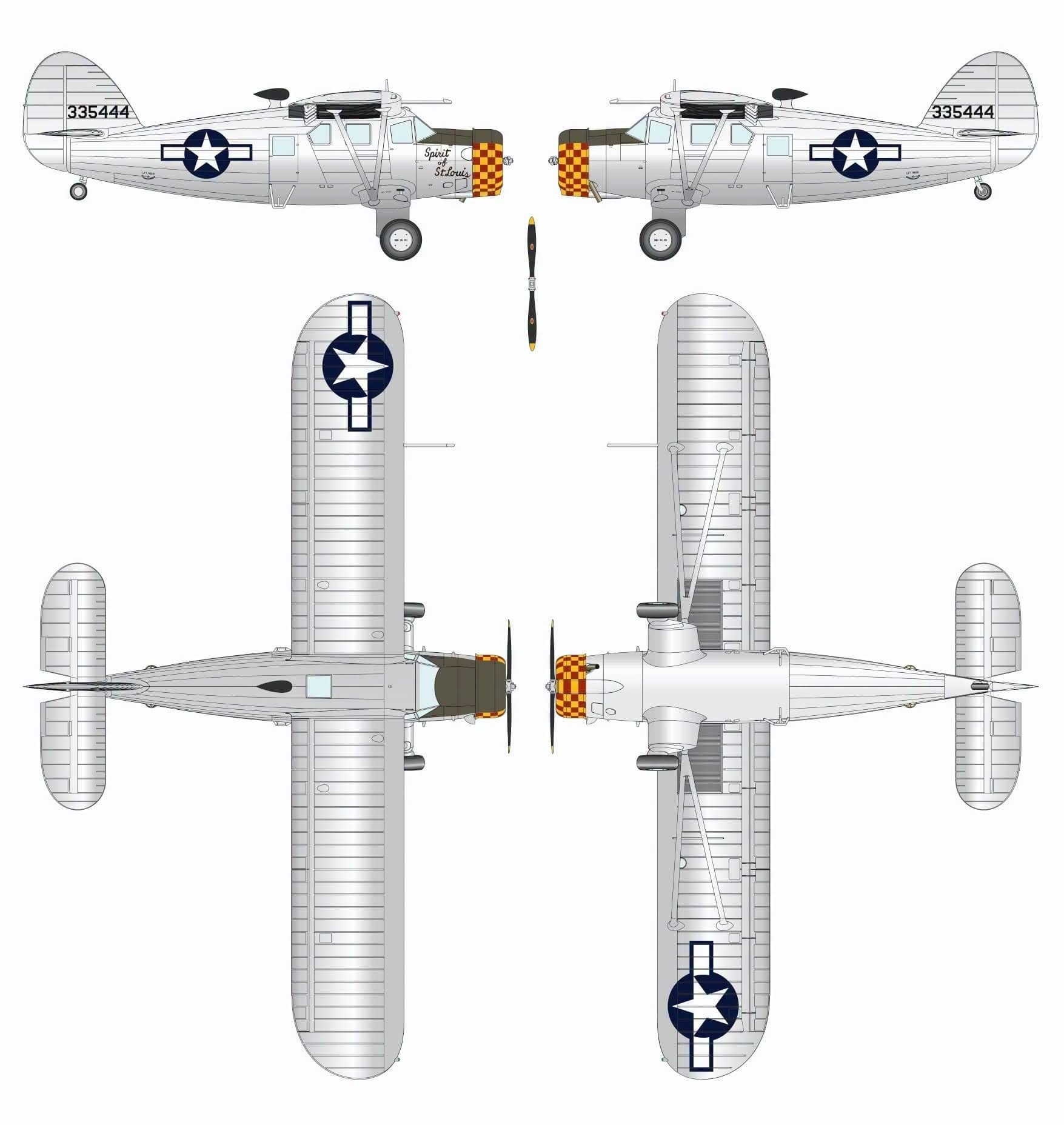Dora Wings - 72036 - Noorduyn UC-64A Norseman - paint schemes