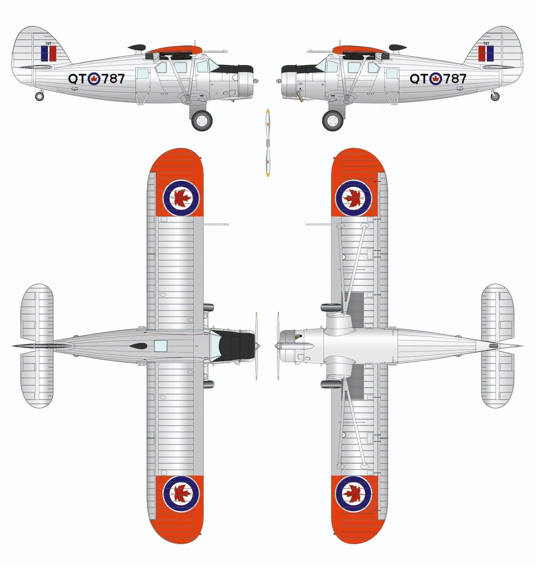 Dora Wings - 72036 - Noorduyn UC-64A Norseman - paint schemes