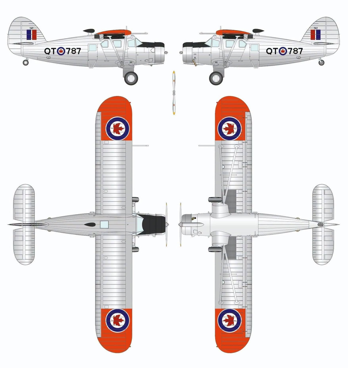 301 - Dora Wings - 72036 - Noorduyn UC-64A Norseman - paint schemes