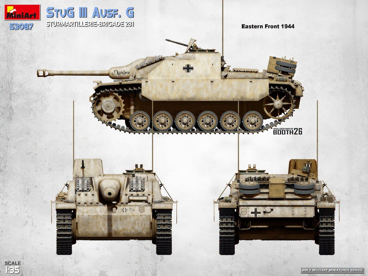 301 - Miniart - 53087 - StuG III Ausf. G (Sturmartillerie-Brigade 281) - paint schemes