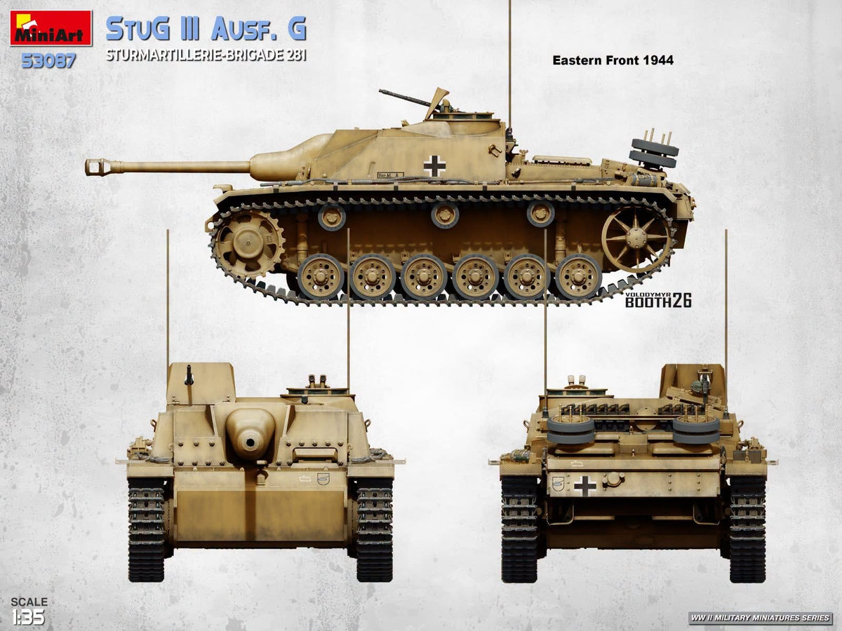 303 - Miniart - 53087 - StuG III Ausf. G (Sturmartillerie-Brigade 281) - paint schemes