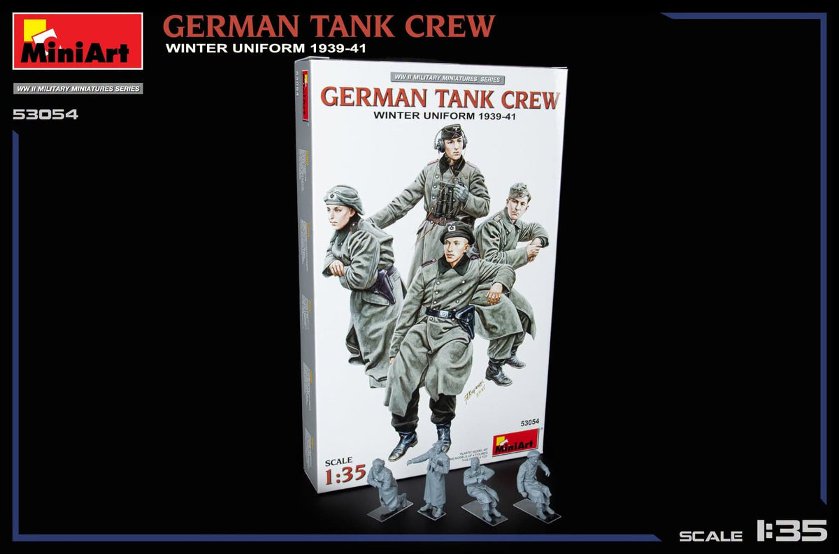 600 - Miniart - 53054 - German Tank Crew (Winter 1939-41) - unpainted model