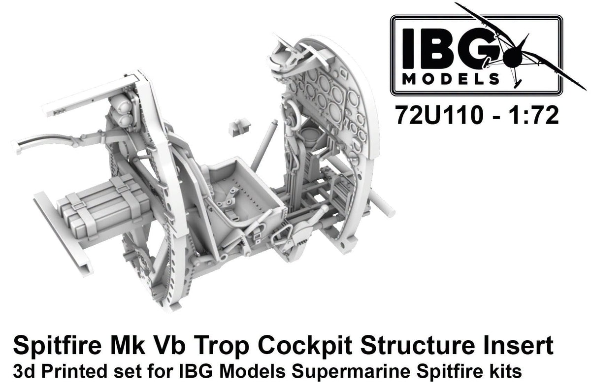 010 - IBG - 72U110 - Supermarine Spitfire Mk Vb Cockpit Structure Insert - primary image