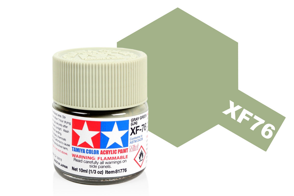 010 - Tamiya Acrylic Mini XF-76 Grey-Green (IJN) - primary image