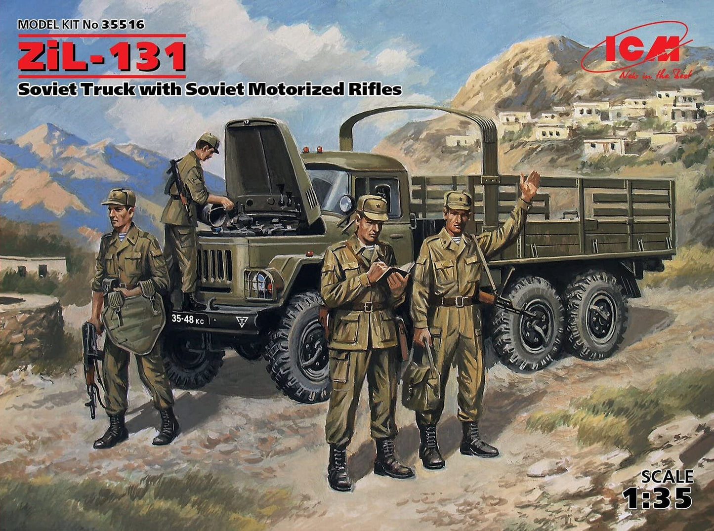 ZiL-131 avec infanterie motorisée