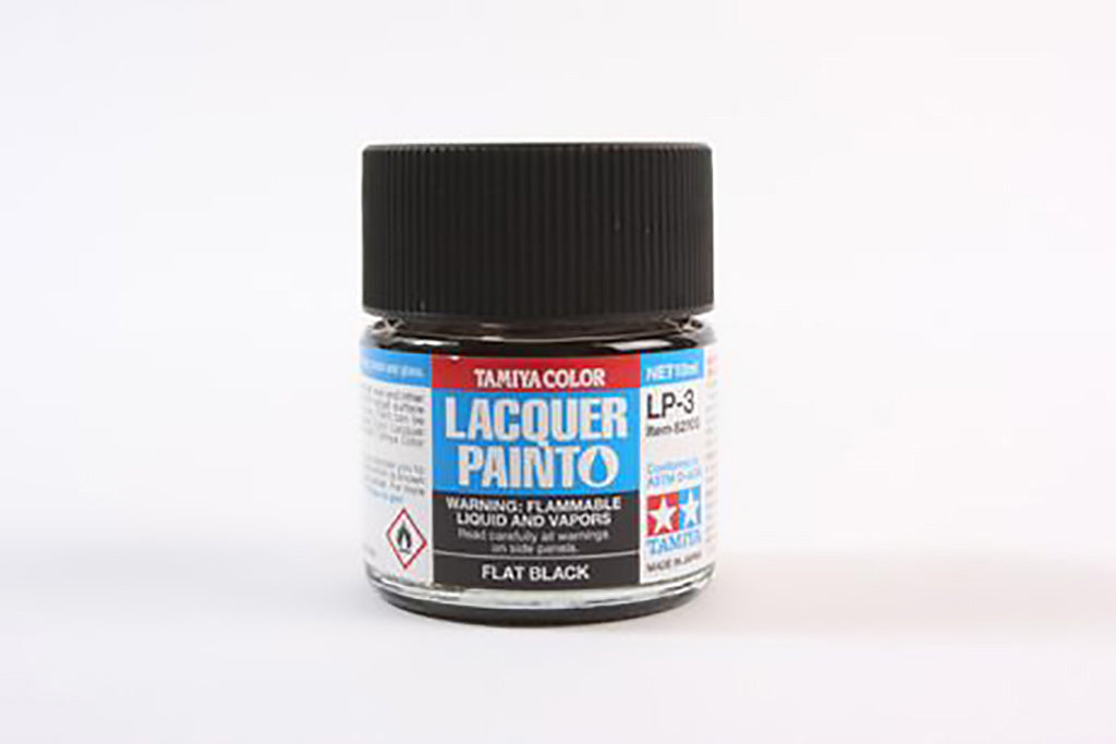 010 - Tamiya Lacquer LP-3 Flat Black - primary image