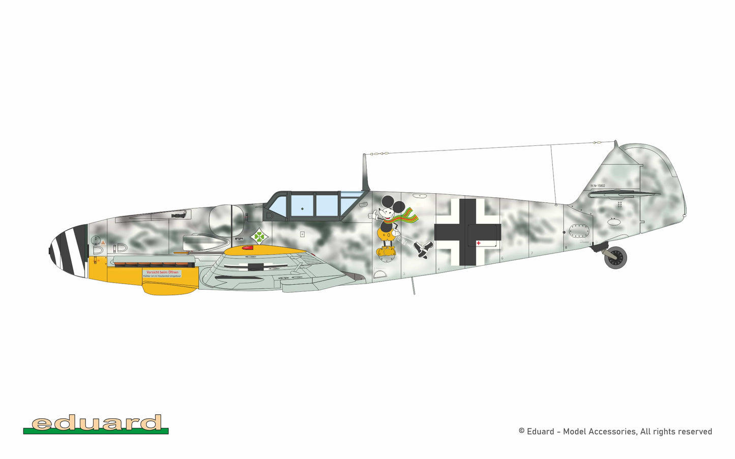 301 - Eduard - 82167 - Messerschmitt Bf 109 G-6 - paint schemes - Bf 109G-6/R6, W.Nr. 18502 or 18503, Hptm. Horst Carganico, CO of II./JG 5, Pskov-South, the Soviet Union, early 1944