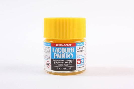 010 - Tamiya Lacquer LP-80 Flat Yellow - primary image