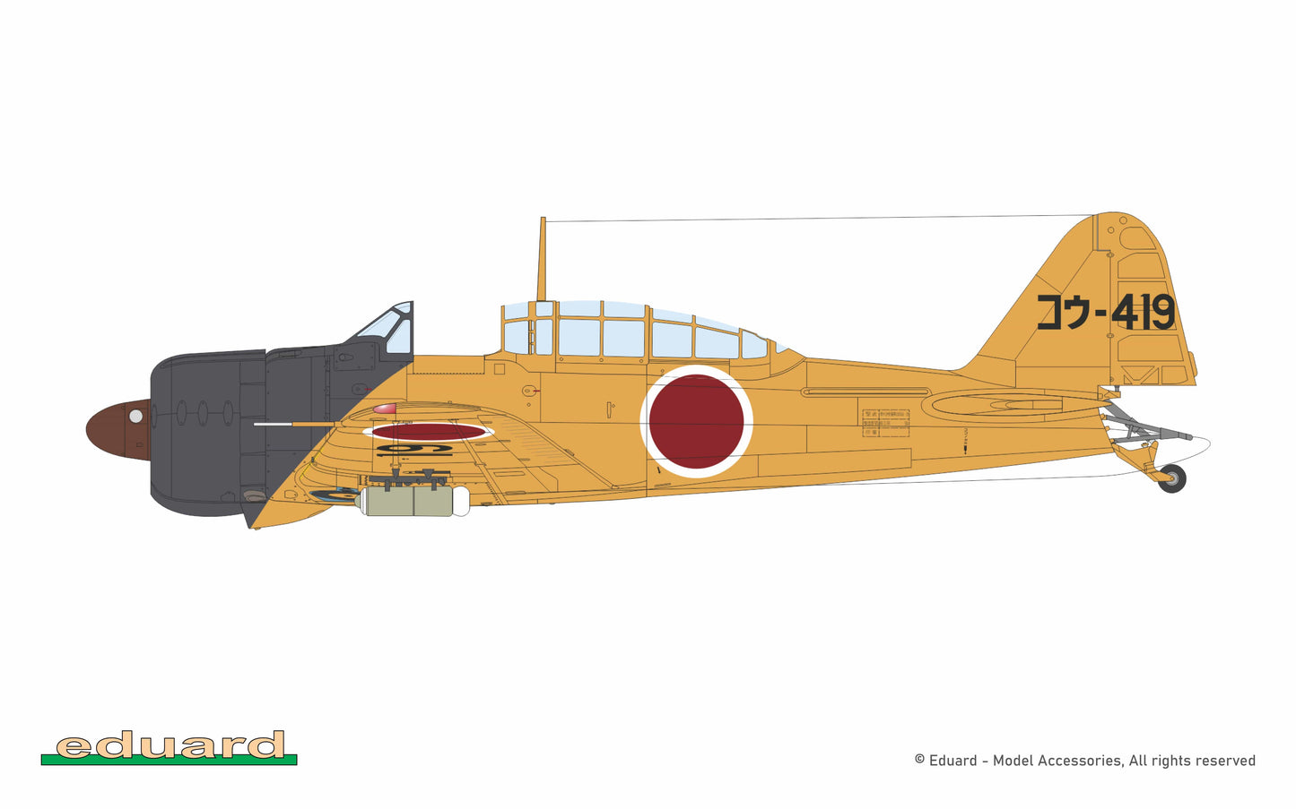 305 - Eduard - 82218 - Mitsubishi A6M2-K Zero Model 21 - paint schemes