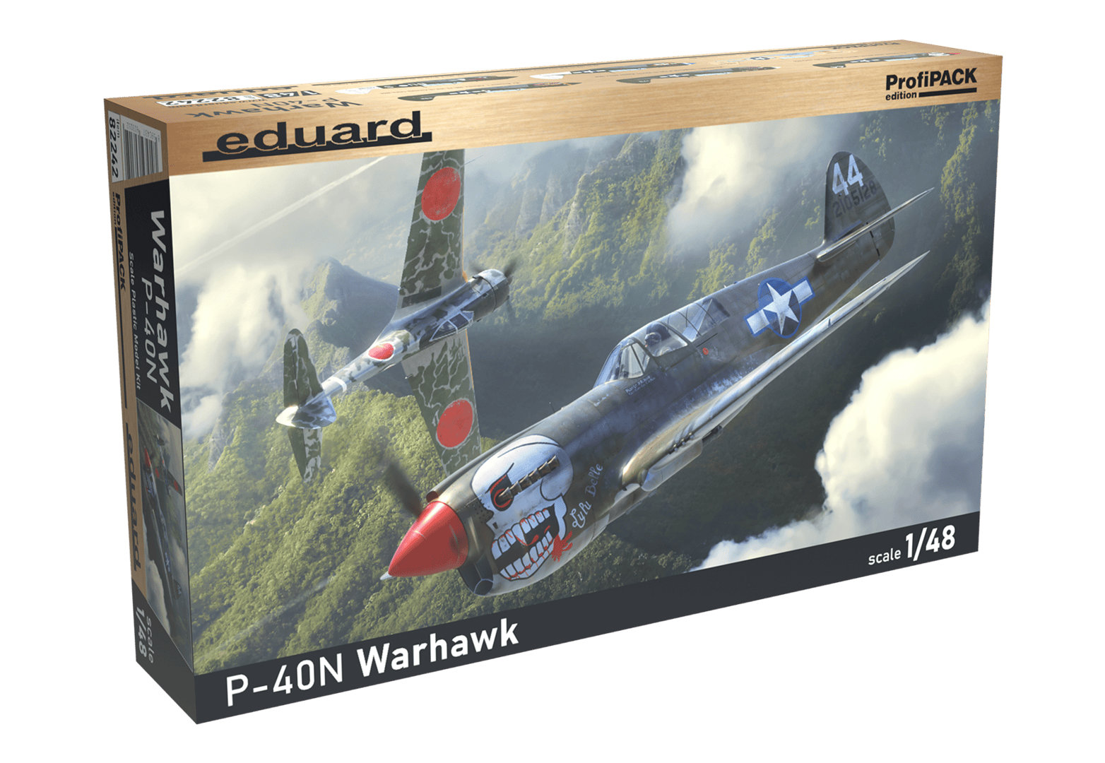 Eduard - 82242 - Curtiss P-40N Warhawk - box front left angle