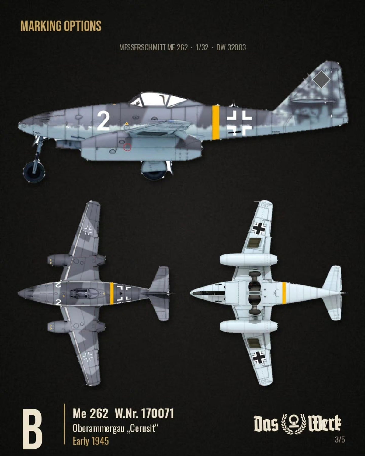 501 - Das Werk - 32003 - Messerschmitt Me 262 - digital model