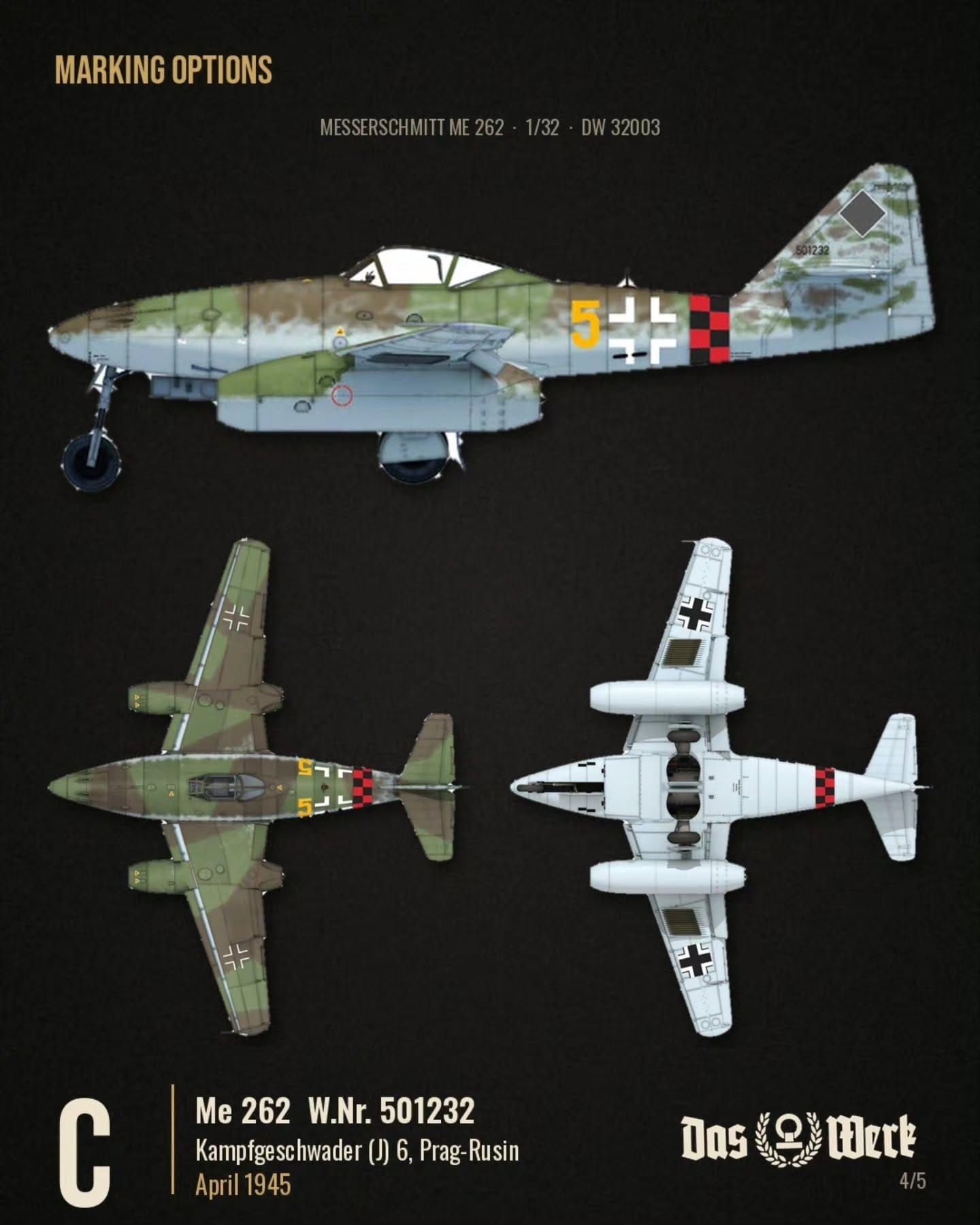 Das Werk - 32003 - Messerschmitt Me 262 - digital model