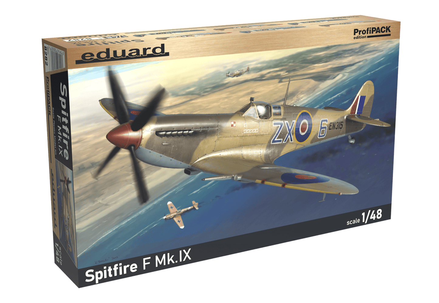 100 - Eduard - 8282 - Supermarine Spitfire Mk IX - box front left angle